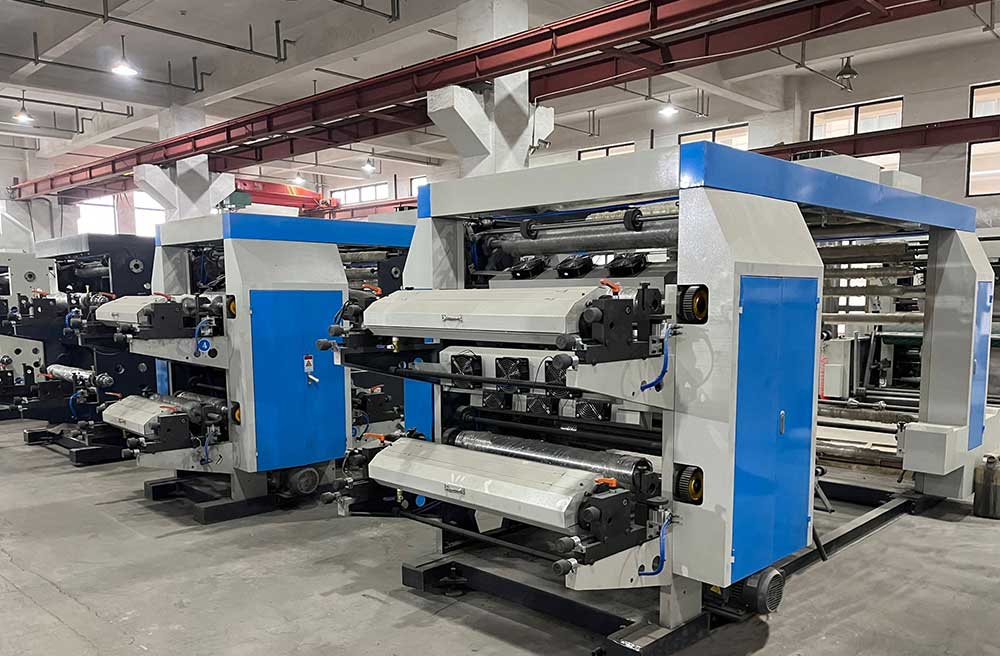 Struktur der Flexodruckmaschine